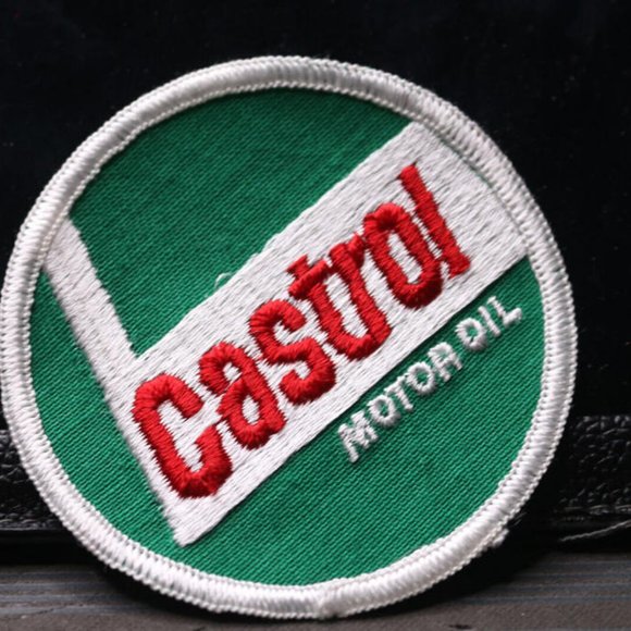 Vintage CASTROL MOTOR OIL Advertising Patch - Picture 1 of 2